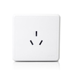 正泰電工 NEW1C-10810 明裝墻壁開(kāi)關(guān) 10A三孔插座 空調(diào)插座面板