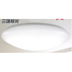 三雄極光led吸頂燈臥室燈簡約創(chuàng)意臥室書房燈圓形燈具