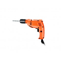 堅(jiān)固KD55-6mm KD60-10mm手電鉆正反轉(zhuǎn)調(diào)速 家用手槍鉆專業(yè)大功率電動工具 橙色6mm無極變速
