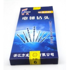 方成牌加長(zhǎng)穿墻電錘鉆頭混凝土鉆頭兩槽圓柄 四坑方柄沖擊