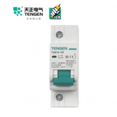 天正電氣（TENGEN）空氣開關(guān) 1P C 80A 6kA 01060280006 TGB1N-125 微型斷路器