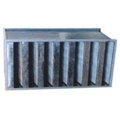 片式消聲器_恒實空調(diào)_折板式消聲器