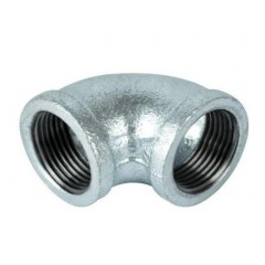 建支國標90°熱鍍彎頭_瑪鋼管件