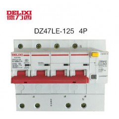 德力西 三相四線漏電保護器DZ47LE 4P