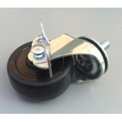 供應(yīng)2寸黑膠絲桿轉(zhuǎn)向橡膠輪